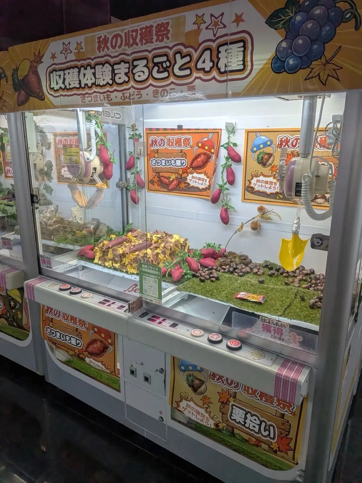 秋の収穫祭「さつまいも掘り・栗拾い」の企画台(川崎)