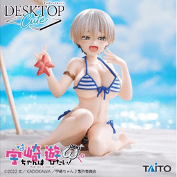 宇崎ちゃんは遊びたい! Desktop Cute フィギュア 宇崎花 浜辺で水着ver.
