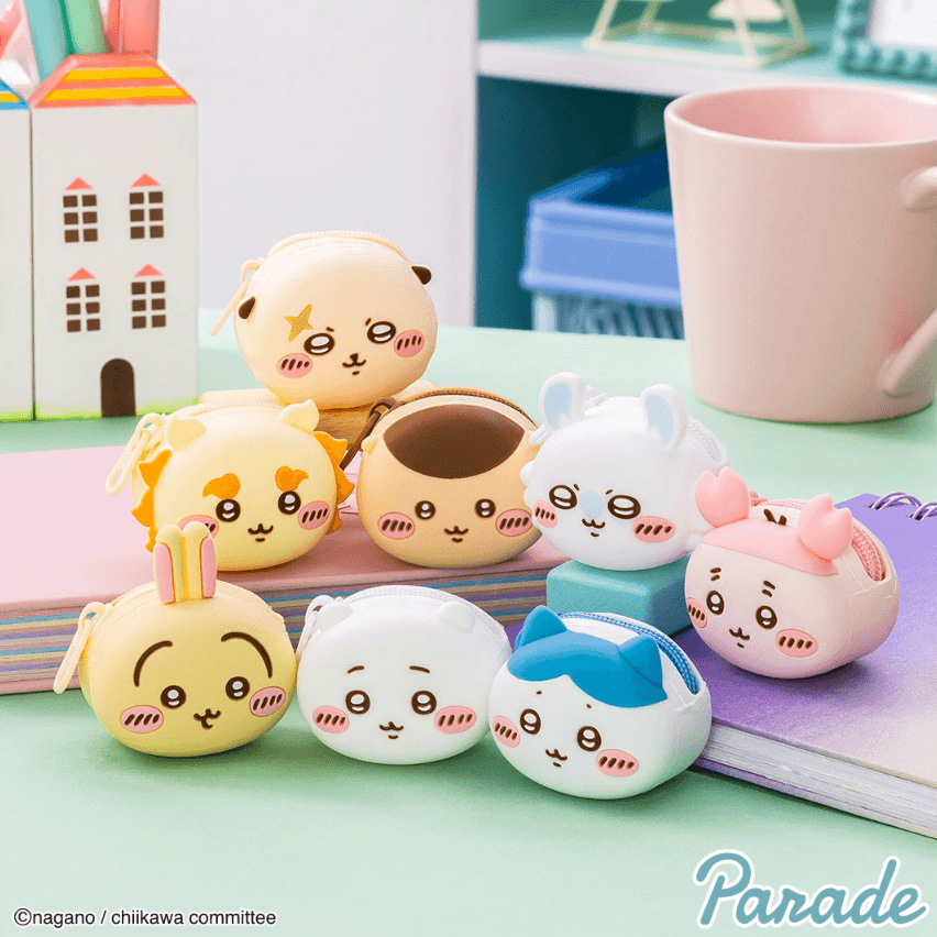 ちいかわおかおミニシリコンポーチ