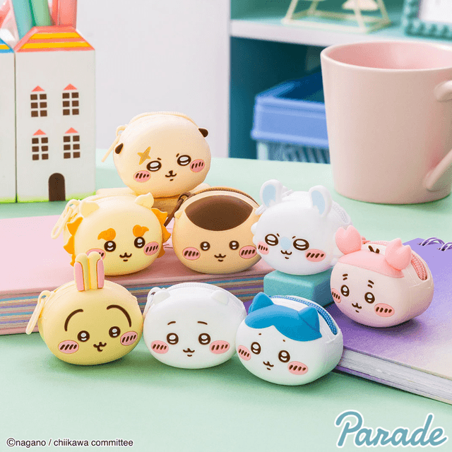 ちいかわおかおミニシリコンポーチ