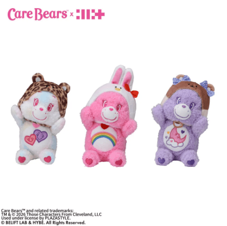 Care Bears™ × ILLIT ひょこぴょこ ぬいぐるみVol.1(EX)