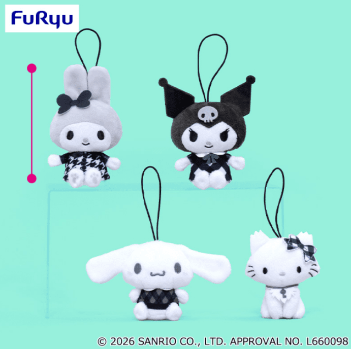 サンリオキャラクターズ モノトーンマスコット