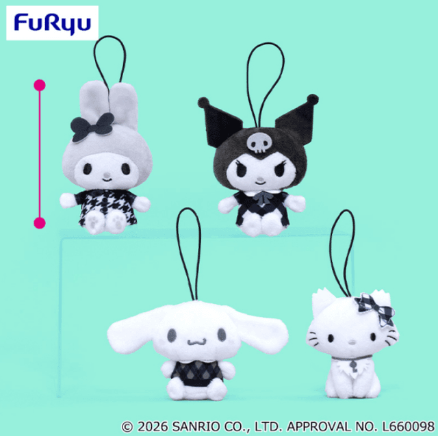 サンリオキャラクターズ モノトーンマスコット
