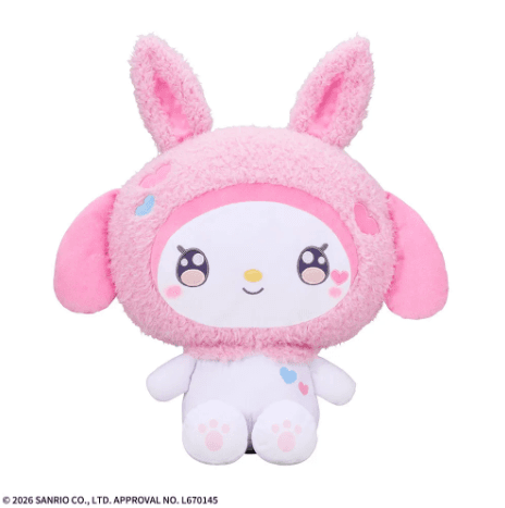 ゆるかわ サンリオキャラクターズ LLぬいぐるみ“マイメロディ” Patch Rabbits