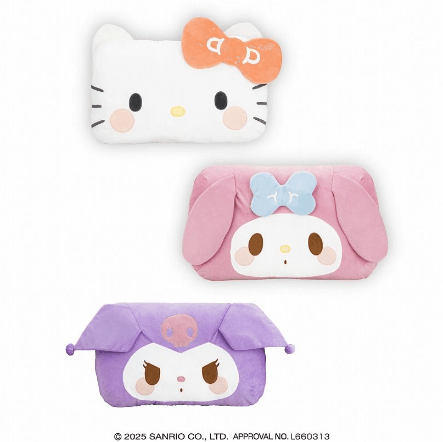 サンリオキャラクターズ むきゅむきゅかどまるクッション