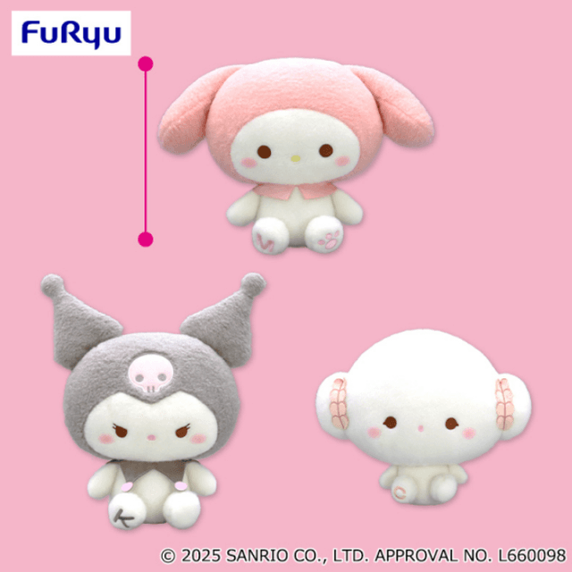 サンリオキャラクターズ ミルキーボア BIGぬいぐるみ~マイメロディ・クロミ・こぎみゅん~