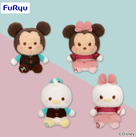 ミッキー&フレンズ ルビー&ミントショコラ ミルキーボア マスコット
