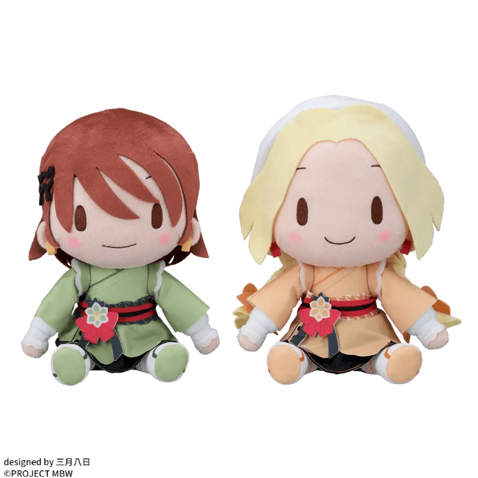 前橋ウィッチーズ ふわぷち Mぬいぐるみ“北原キョウカ&三俣チョコ”