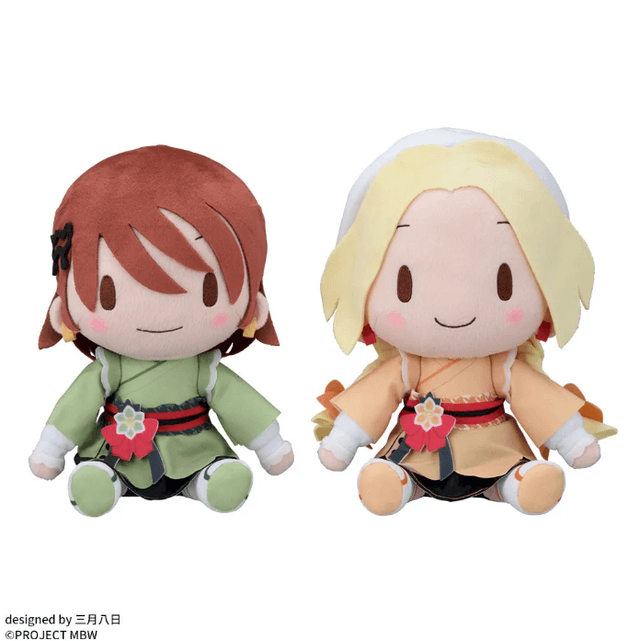 前橋ウィッチーズ ふわぷち Mぬいぐるみ“北原キョウカ&三俣チョコ”