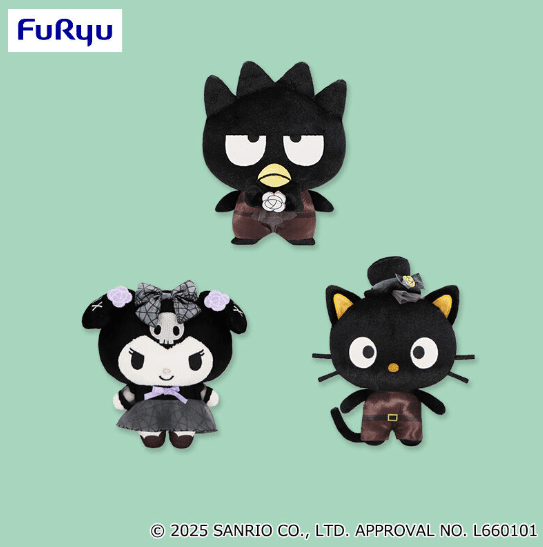 サンリオキャラクターズ ダークブラックぬいぐるみ②