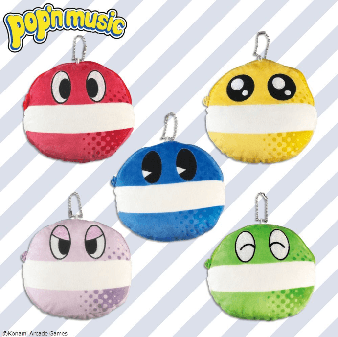 pop'n music ポップ君ぬいぐるみパスケース