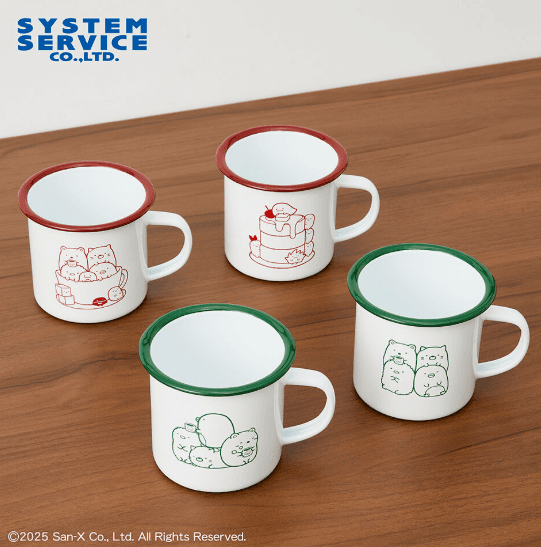 すみっコぐらし 喫茶すみっコ ペアホーローマグカップ
