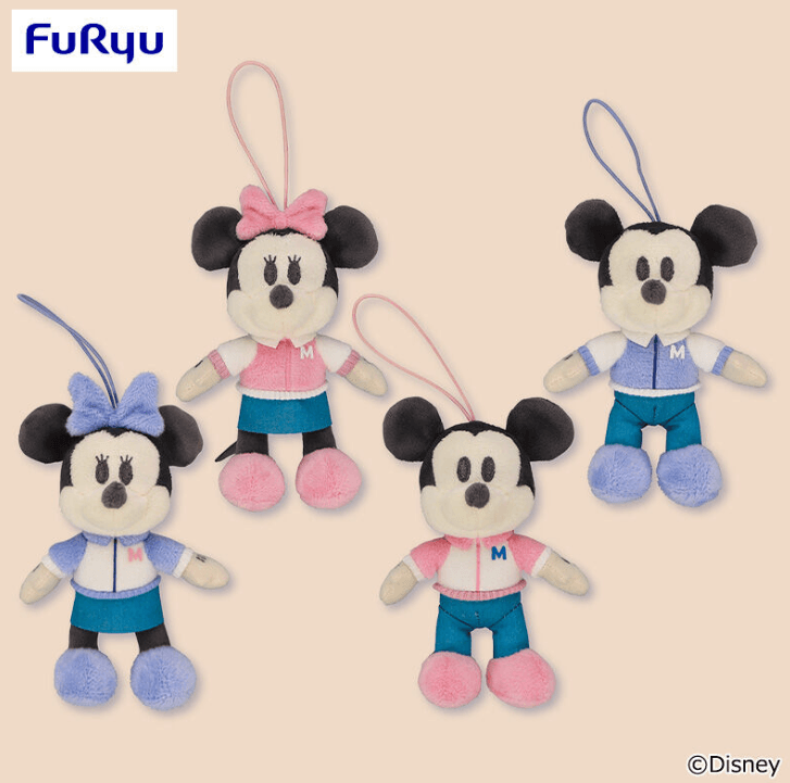 ミッキー&ミニー ちょっもっさ デココレ マスコット