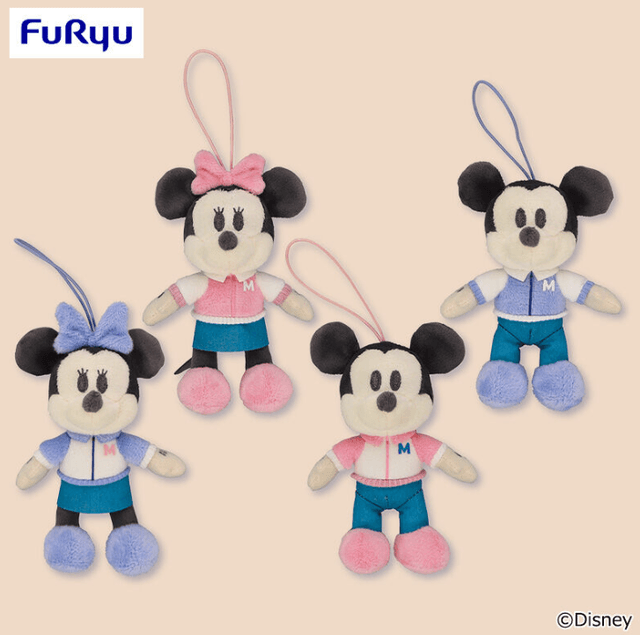 ミッキー&ミニー ちょっもっさ デココレ マスコット