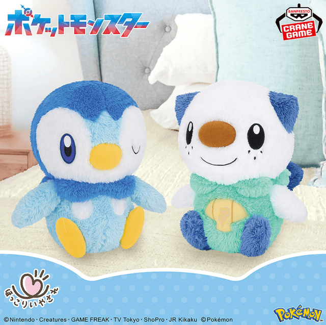 ポケットモンスター もふぐっと ほっこりいやされぬいぐるみ ポッチャマ・ミジュマル