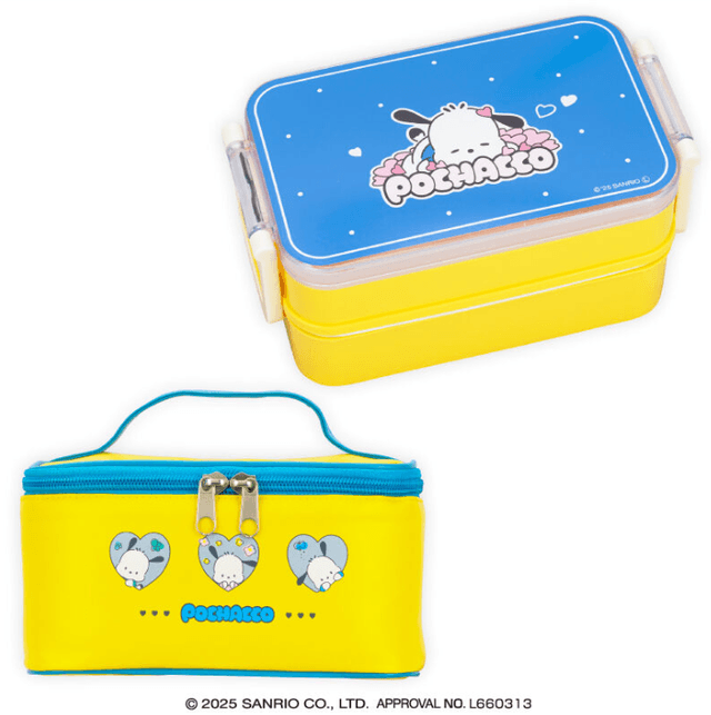 ポチャッコ ゆるポチャスタイル保冷バッグ付きランチボックス