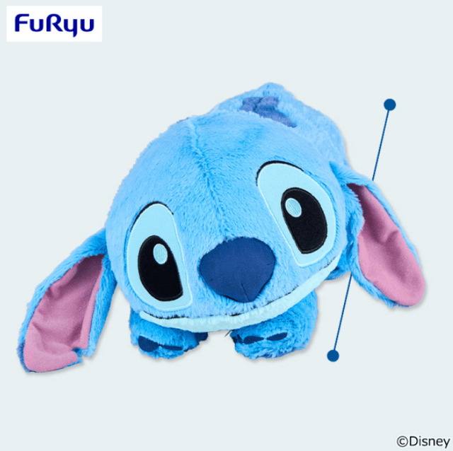 ディズニー スティッチ 寝そべり なでなでしてね 超BIGぬいぐるみ