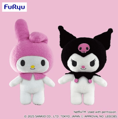 Netflixシリーズ「My Melody & Kuromi」 BIGぬいぐるみ
