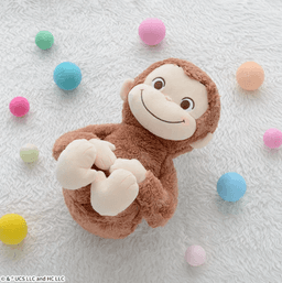 おさるのジョージ 赤いほっぺ Lぬいぐるみ ころりんポーズ