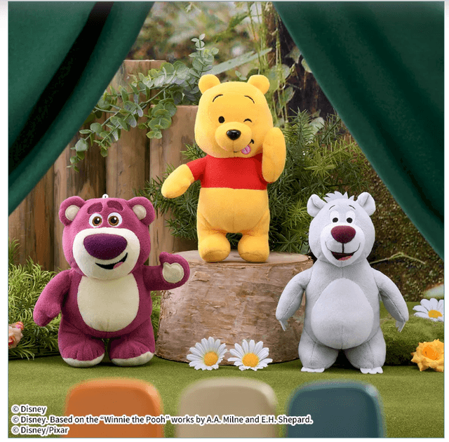 ディズニー&ピクサーキャラクター くまさん大集合ぬいぐるみ