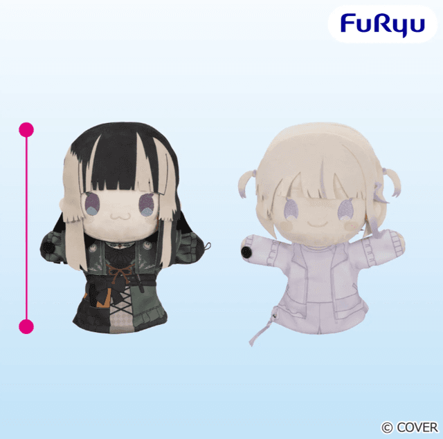 ホロライブプロダクション パペットぬいぐるみー儒烏風亭らでん・轟はじめー
