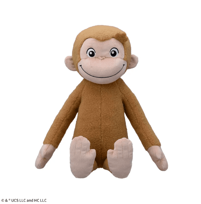 おさるのジョージ スーパーラージぬいぐるみ ふわもこ