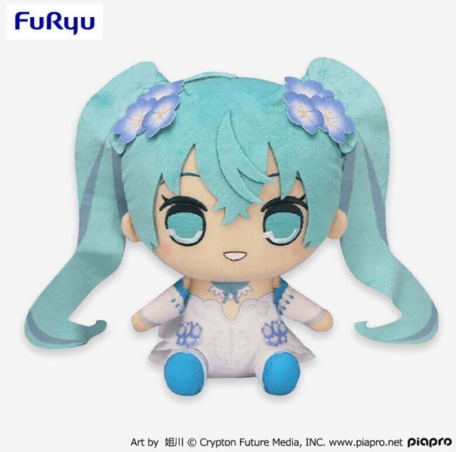 初音ミク きゅるまるBIGぬいぐるみーネモフィラver.ー