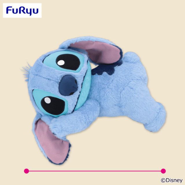 ディズニー スティッチ 横向きおねんね V-BIGぬいぐるみ