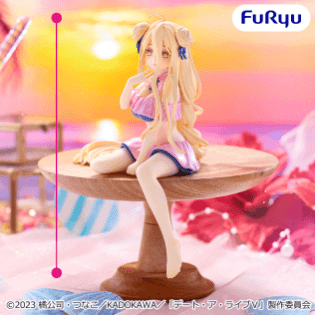デート・ア・ライブⅤ ぬーどるストッパーフィギュアー星宮六喰・水着 パステルピンクver.ー