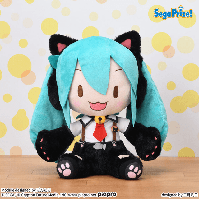 初音ミク Project DIVA Arcade Future Tone ふわぷち LLぬいぐるみ“初音ミク-にゃんこ”