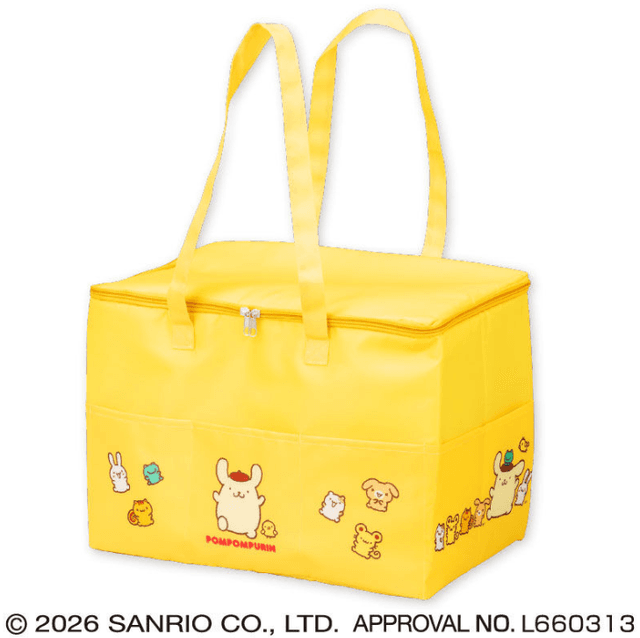 ポムポムプリン ひんやりカゴバッグ