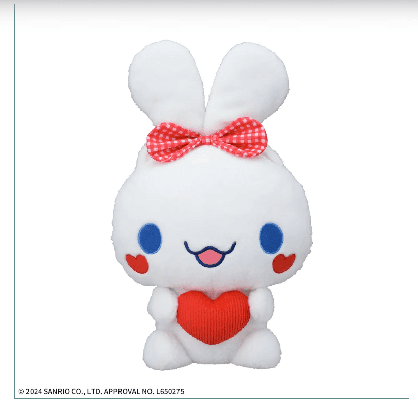 ゆるかわ サンリオキャラクターズ LLぬいぐるみ“シナモロール” Lovely Cherry
