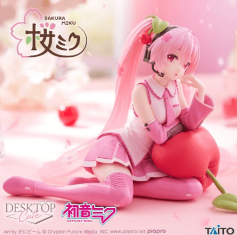 桜ミク Desktop Cute フィギュア ~さくらんぼクッションver.~