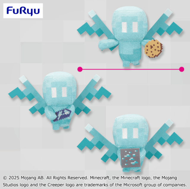 マインクラフト ふわふわアレイぬいぐるみ