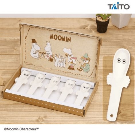 ムーミン ニョロニョロ型陶器製スプーンセット