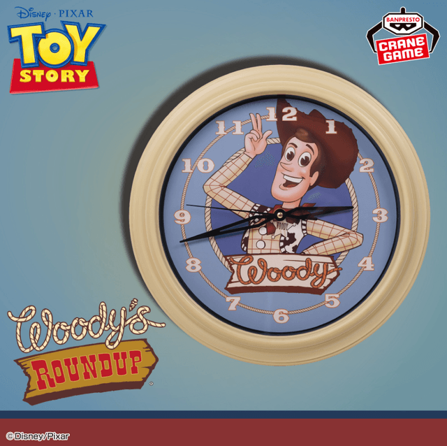 PIXAR Characters トイ・ストーリー ウッディのラウンドアップ~時計~