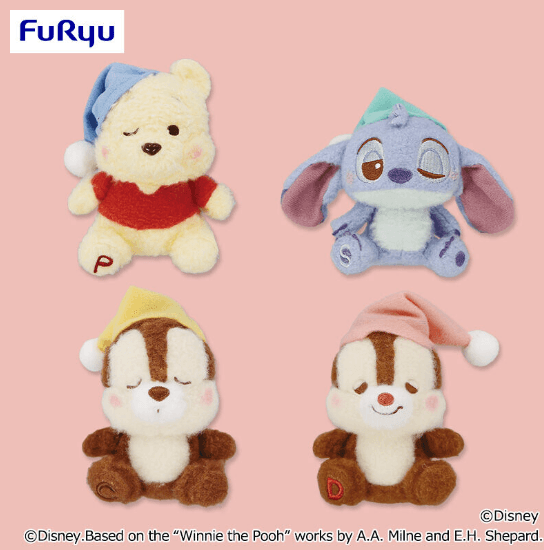 ディズニーキャラクター ミルキーボア うたたねマスコット