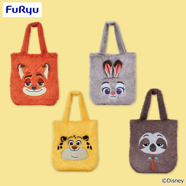 ズートピア ふわふわフェイスバッグ