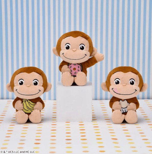 おさるのジョージ ぽってりぬいぐるみ くいしんぼう
