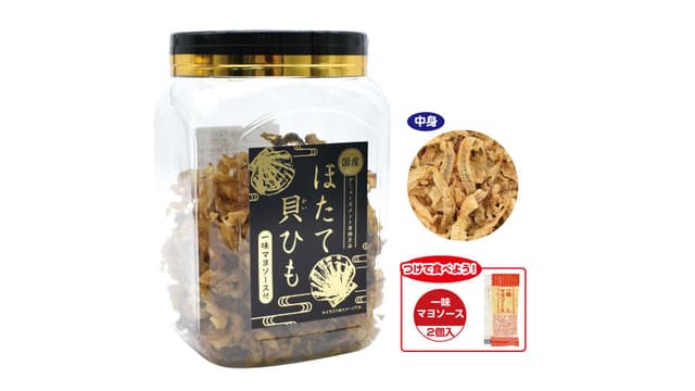 国産ほたて貝ひも角ポット(一味マヨ付)