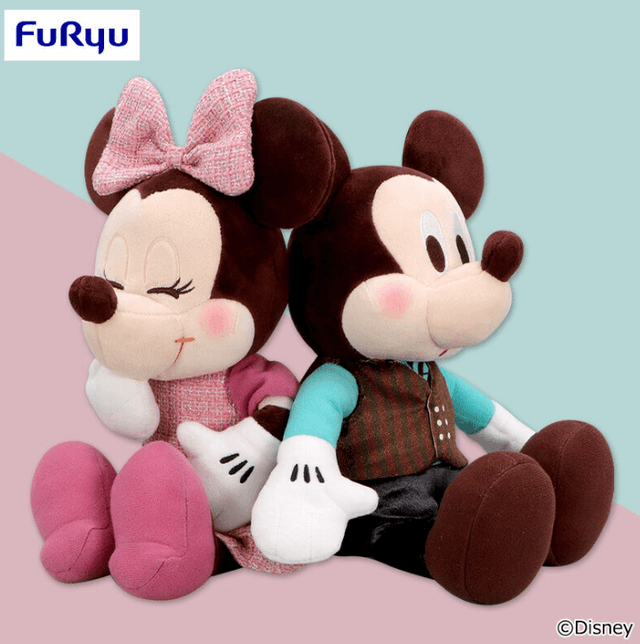 ミッキー&ミニー ルビー&ミントショコラ ペアぬいぐるみ