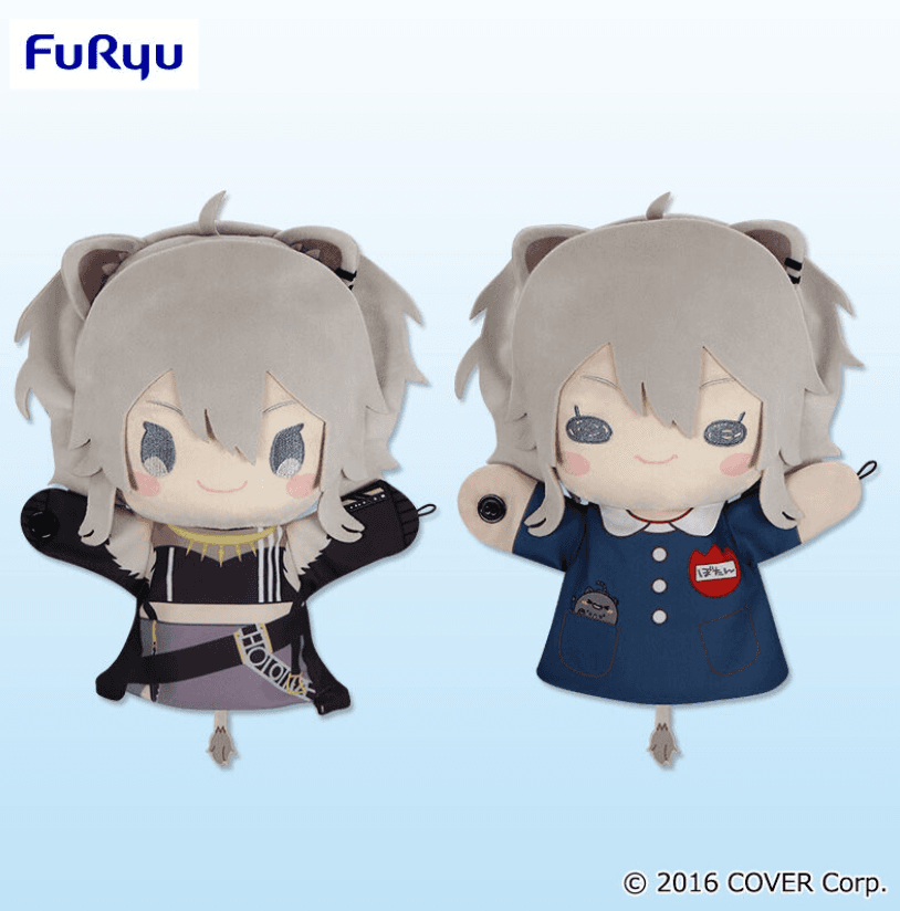ホロライブプロダクション 獅白ぼたん パペットぬいぐるみ