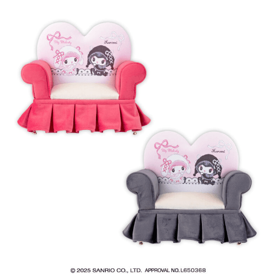 マイメロディ♡クロミ 月夜のメロクロソファー型ジュエリーボックス