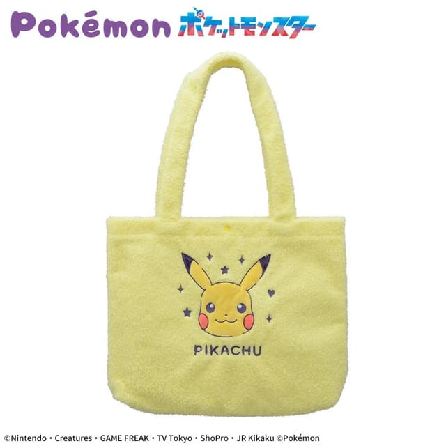 ポケットモンスター PtZ もこもこトートバッグ
