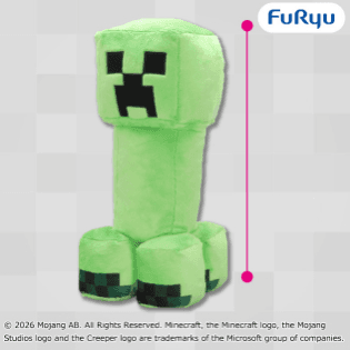 マインクラフト ふかふかクリーパーBIGぬいぐるみ