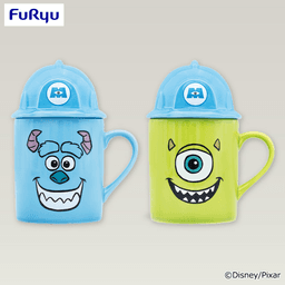 モンスターズ・インク ヘルメットふた付きフェイスマグカップ