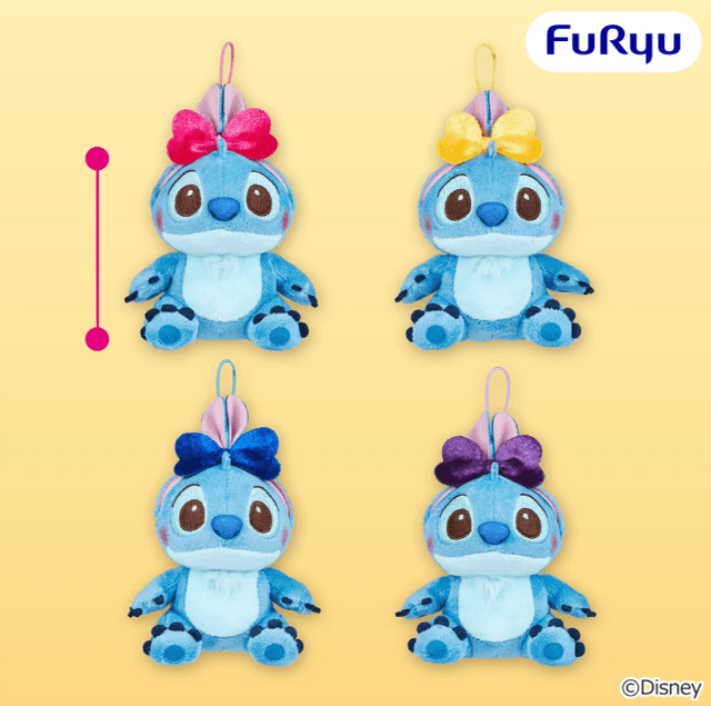 ディズニー スティッチ FukuFuku うさ耳むすびマスコット