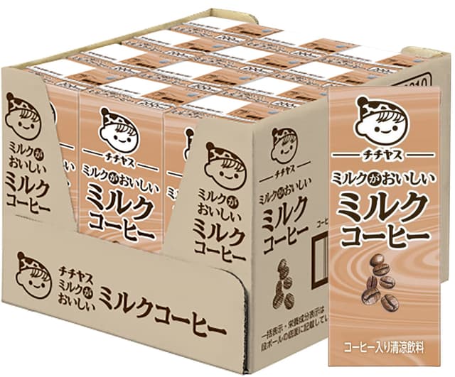 紙チチヤスミルク珈琲