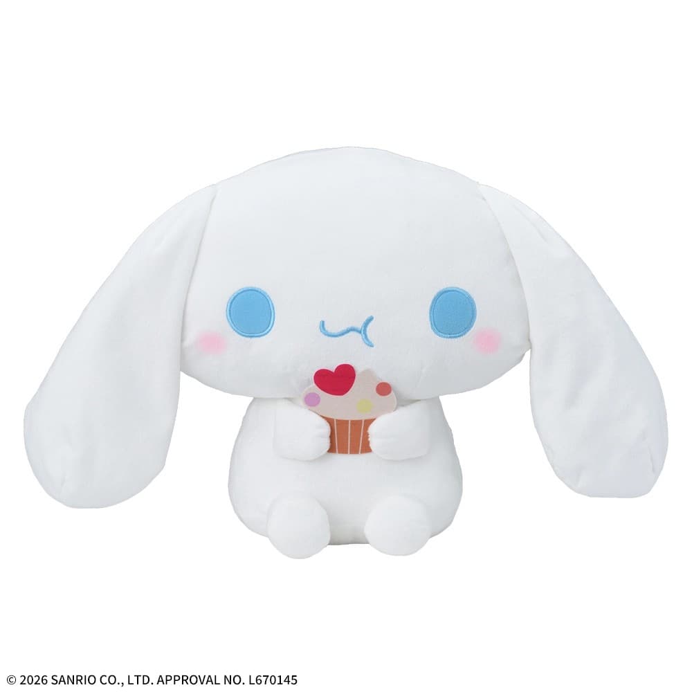 ゆるかわ サンリオキャラクターズ Lぬいぐるみ‐シナモロール‐ Sweet Snack Friends