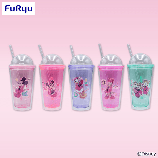ミッキー&フレンズ MY推しDAYS ジャケットフォト ストロー付きタンブラー